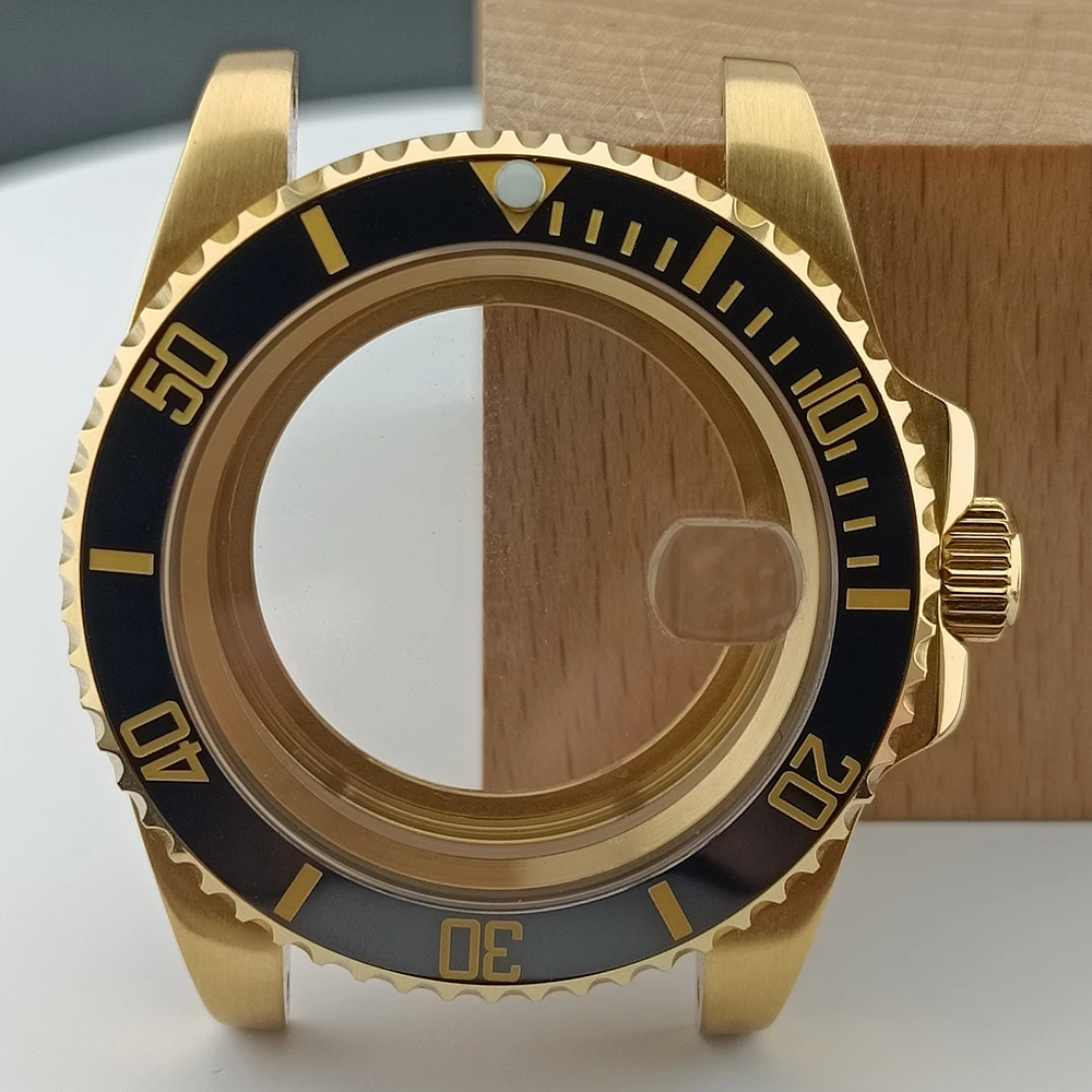 Premium 40.5MM Sapphire Glass GMT Case with Bidirectional Rotating Bezel for 28.5MM Dial and 20mm Strap