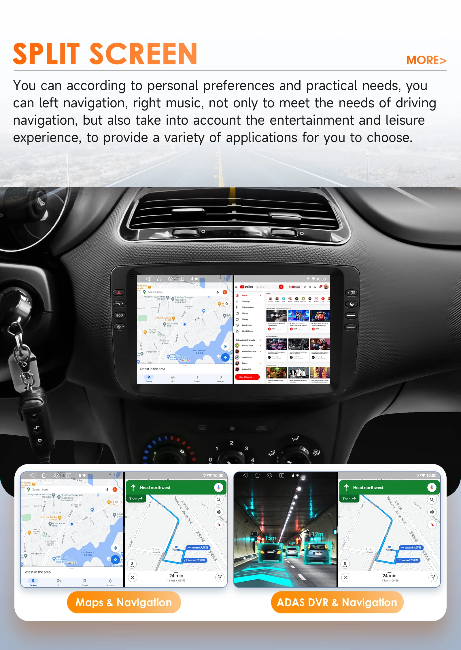 Android-Autoradio für Fiat Linea 2012–2015, Fiat Punto EVO, Multimedia-Player, Auto, GPS, Carplay, RDS, DSP, Stereo von Snapdragon 6115 – Detail 37