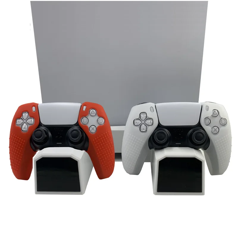 PS5 Controller Split Silicone Cover Protection Skin for Playstation 5 Game Accessory Soft Case Sleeve Non-Slip Gamepad Grip Case