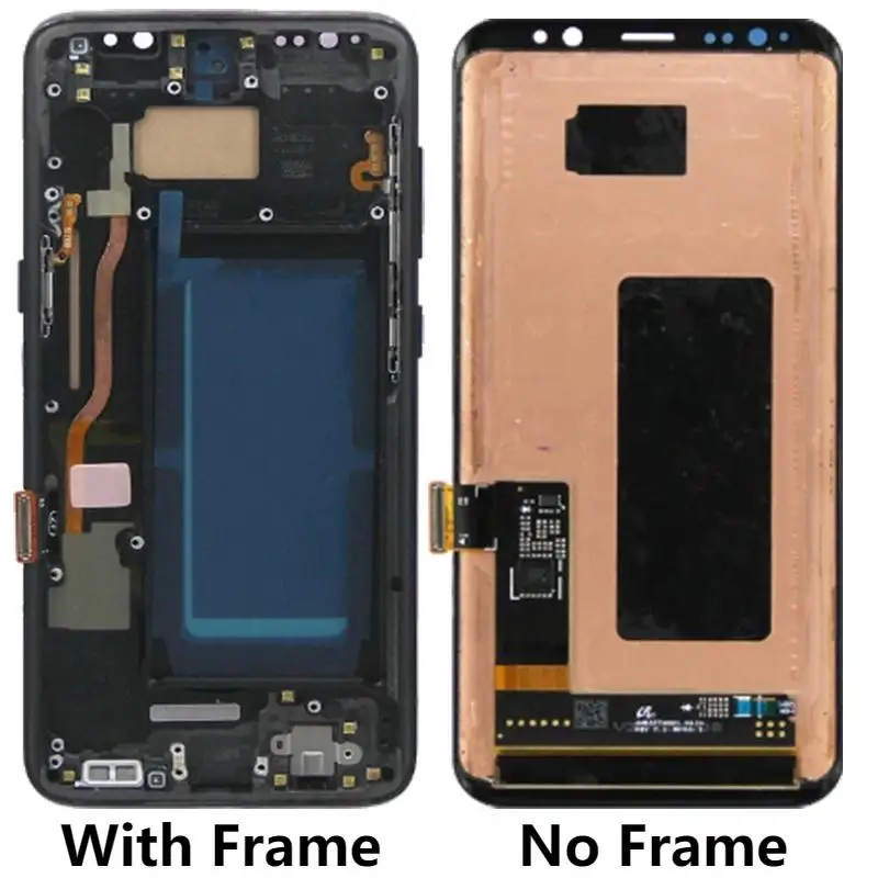  ִ AMOLED SM-G950F LCD, Ｚ S8 G950N LCD ÷, ġ ũ Ÿ  ü  ǰ, 5.8 ġ
