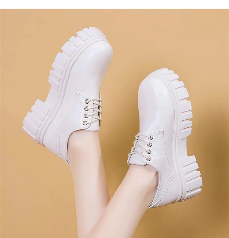 Shoes Women 2022 New Sneakers Plus Size Platform Sneakers Fashion Women's Casual Shoes Sneakers Ankle Lace-Up Mujer Shoes Woman