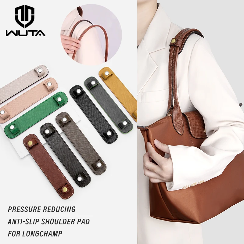 Wuta Spallina Di Decompressione Per Tracolla In Pelle For Longchamp Maniglia Borsa Per Ascella Clip Di Fissaggio Borsa Tote Antiscivolo Accessori