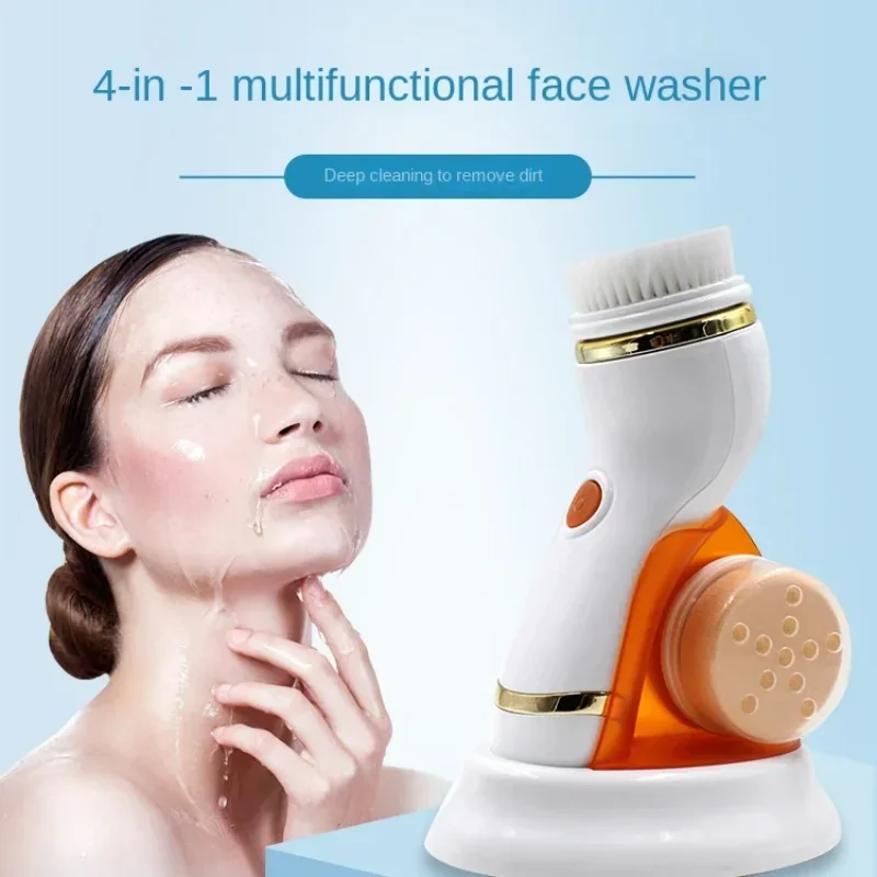 USB Waterproof Electric Facial Cleanser Cleaning Pore Blackhead Beauty Instrument Face Massager Facial Cleansing Brush