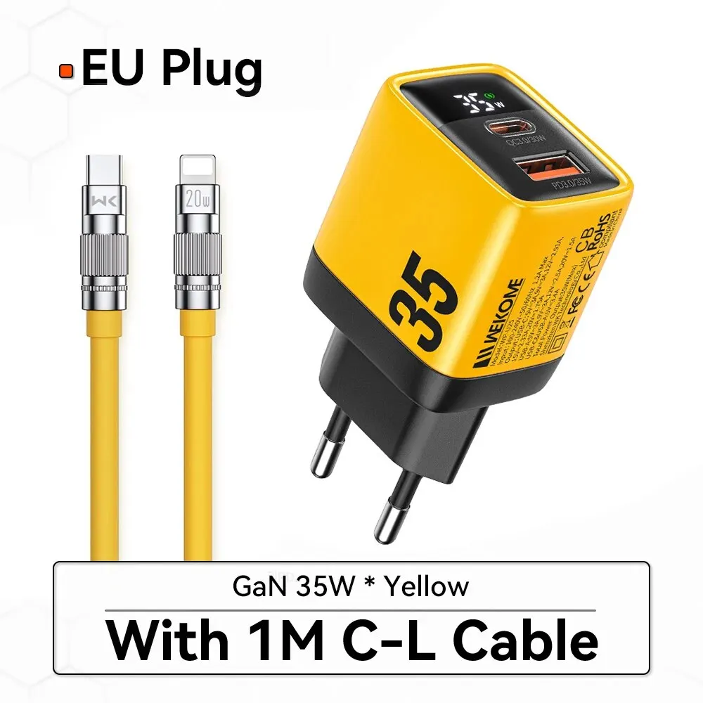 Yellow EU Plug C- L