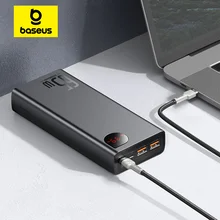 Baseus 65W Power Bank 20000mah External Battery Portable Charger 20000mAh Powerbank For Xiaomi iPhone 12 13 14 15 pro max
