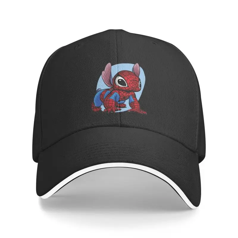 

Fashion Disney Stitch Spider Man Anime Baseball Cap Women Men Breathable Dad Hat Sports