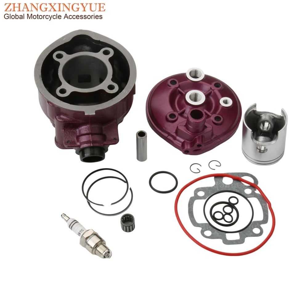Moto 49Mm 90Cc Big Bore Cilindro Kit E Testa Per Yamaha Dt50 Enduro Dt50X Sm Tzr50R Lc 2T Am6 Minarelli Engine