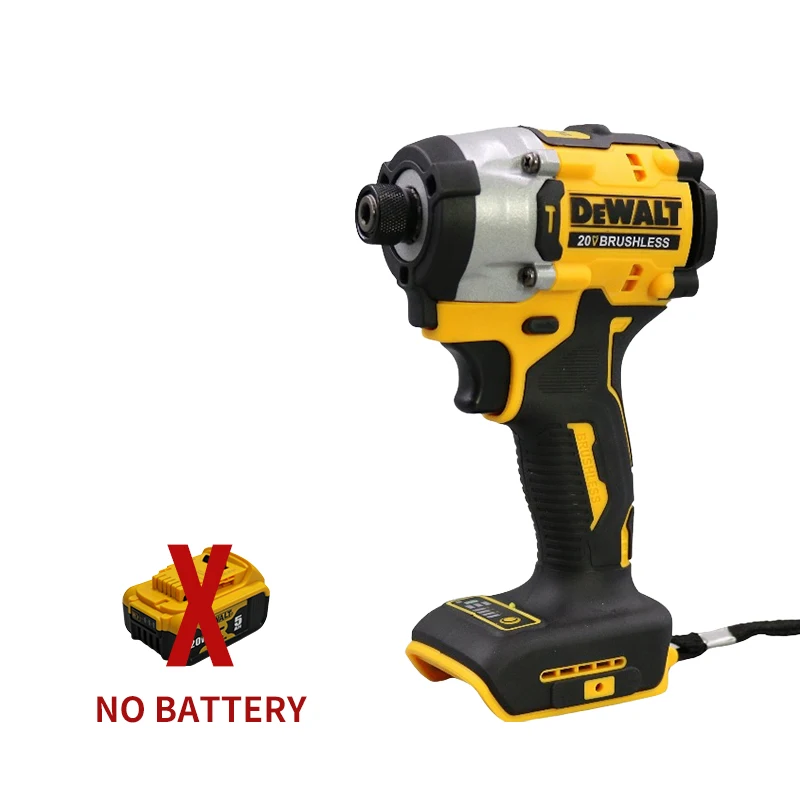 DEWALT DCF860 20V Impact Driver Screwdriver Electric Impact Drill Power Tools 205NM Brushless Cordless Rechargable Power Tools 6