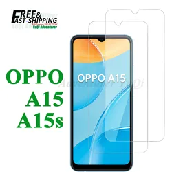 Tempered Glass Screen Protector - 9H Crystal Clear, Case Friendly for 4 PCS (For OPPO A15s)