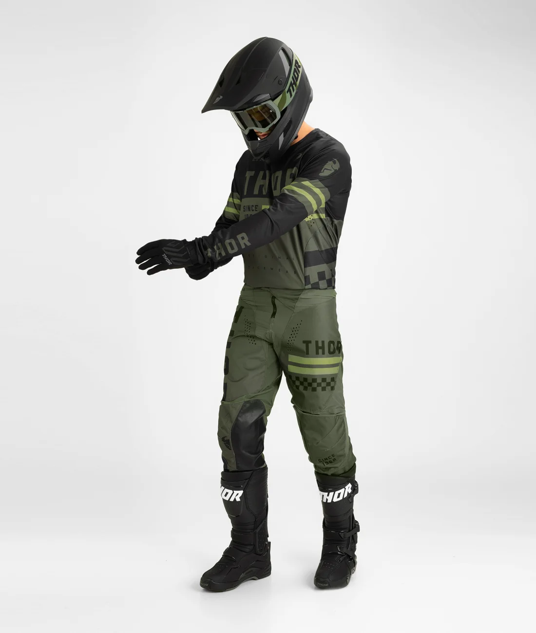 Motocross Gear Set NAVY FXR REVO MX Combos Off Road Moto Jersey Set Dirt Bike Kit Motorcycle Suit