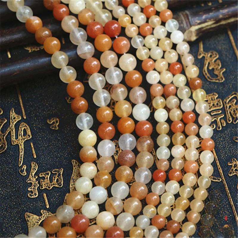 

New Jinsiyu Round Bead Handmade DIY Bracelet Necklace Mobile Phone Chain Tassel Hairpin Jewelry Accessories Wholesale
