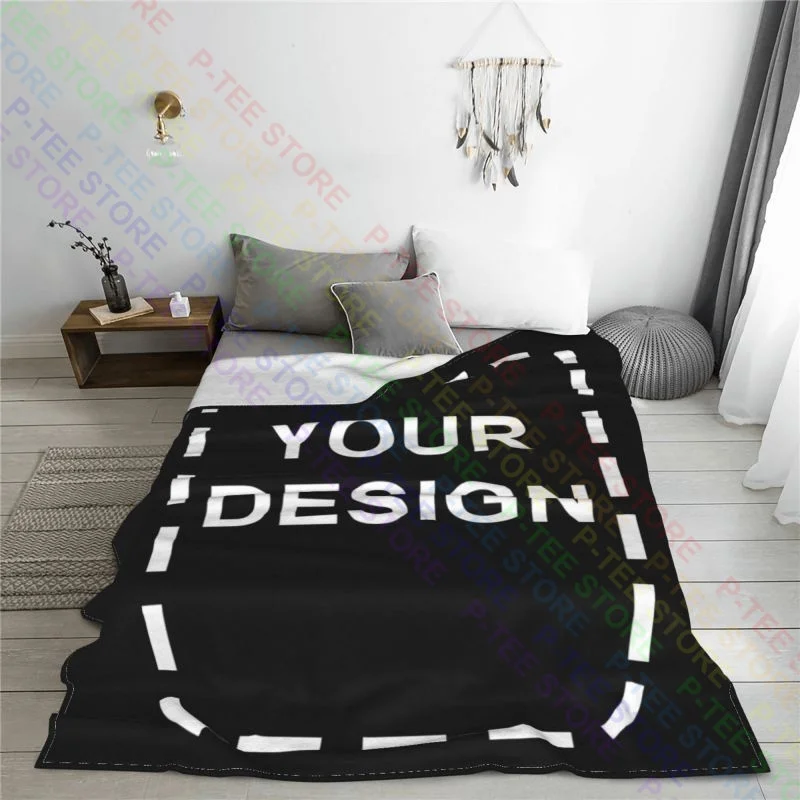 Personalized Customized DIY Logo Blanket 3D Print Blanket - Image By POP-UP Store 2