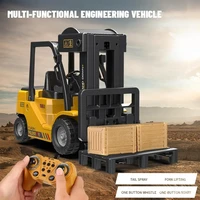 Trucks Forklift 2.4G Children Toys Remote Control Cars Toys for Boys Cranes Liftable Stunt Car Electric Vehicle for Kids Gift 3
