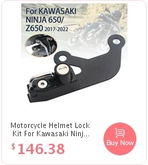 Motorrad-Helmschloss-Set für Kawasaki Z900 Z900RS Cafe Racer Helme, Sicherheits-Diebstahlschutzschloss, rostfrei, robustes Aluminium – Detail 8