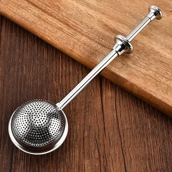 Tea Strainer Stainless Steel Tea Infuser Mesh Tea Ball Infuser Filter Reusable Loose Leaf Strainer Bag Brew Herb Tea Accessories 2