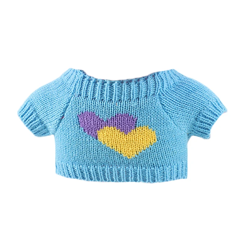 sweater blue heart