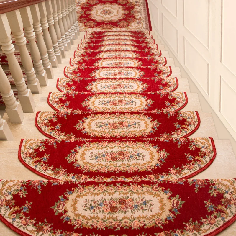 1Pieces/13 Pieces / Sets of Non-slip Stair Treads, Staircases, Rugs, Carpets on Steps, 24X74cm, Suitable for 25cm Wide Stairs 5