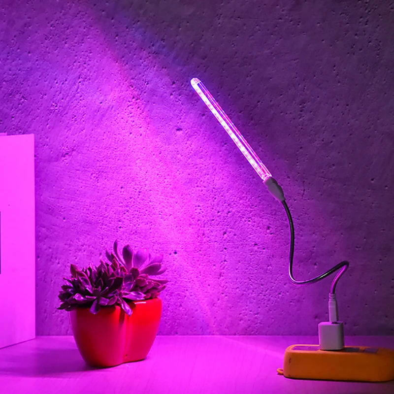 Phyto Grow Lamp Usb 5V Led Grow Light Full Spectrum Red Lamp Blue Indoor Phytolamp Per Piante Fiori Piantina Serra