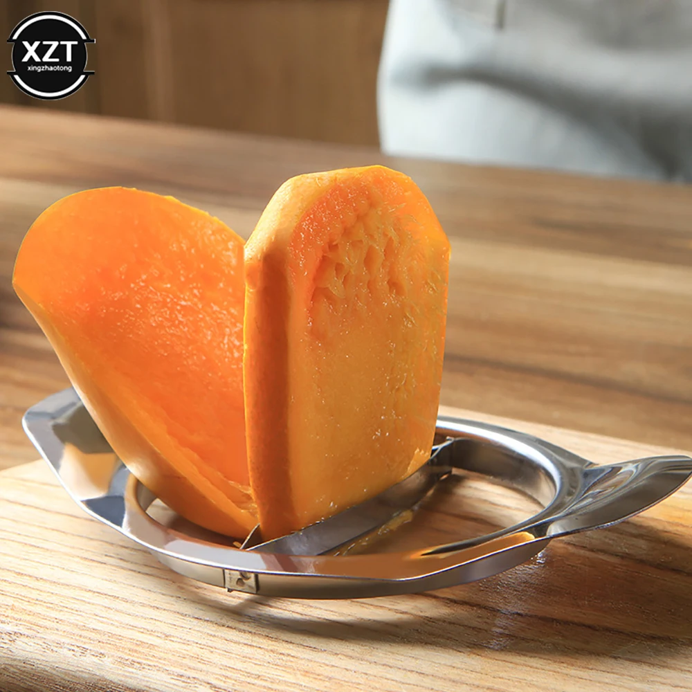 1PC Fruit Vegetable Tool Mango Slicer Mango Peel Knife Fruit Divider Splitter Stainless Steel Cutters Corer Kitchen Peeler