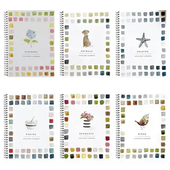 Portable Watercolor Tutorial Paper Book 1