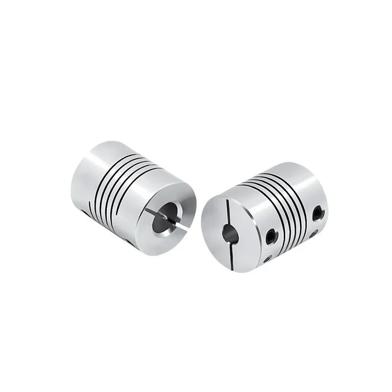 1pcs D25L30 Aluminum Alloy Elastic Coupling Winding Screw Motor Encoder Inner Hole 5mm 6mm 8mm 9mm 10mm 12mm aluminium flexible coupler