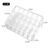 24 Grids Clear Acrylic Lipstick Box Makeup Organizer Storage Box Make Up Brush Organizer Display Holder Cosmetic Organizer Box 6