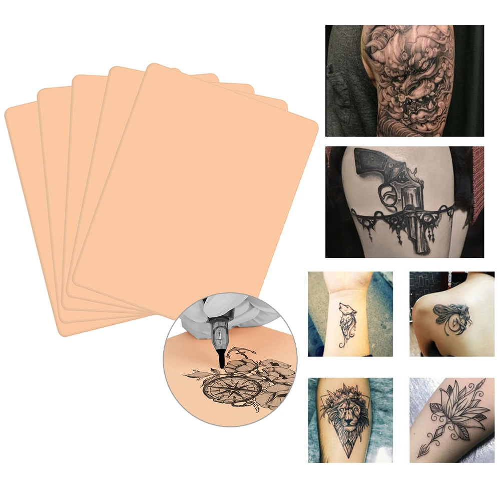 5PCS Fake Skin for Tattoo Practice Skins with Elastric Strap 3MM Double  Sides Tattoo Skin Blank Silicone Tattooing Pra - AliExpress