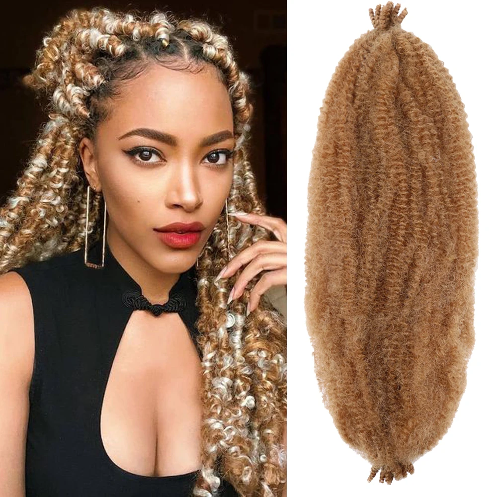 

Hair Nest Springy Afro Twist Hair Pre-Separated For Distressed Soft Locs Spring Twist Hair Marley Twist Crochet Braids For Women