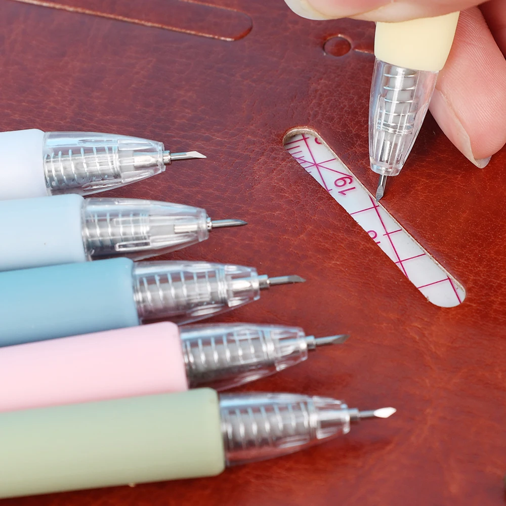 Colorful Press Pen Type Utility Knife Paper Cutter Carving Engraving