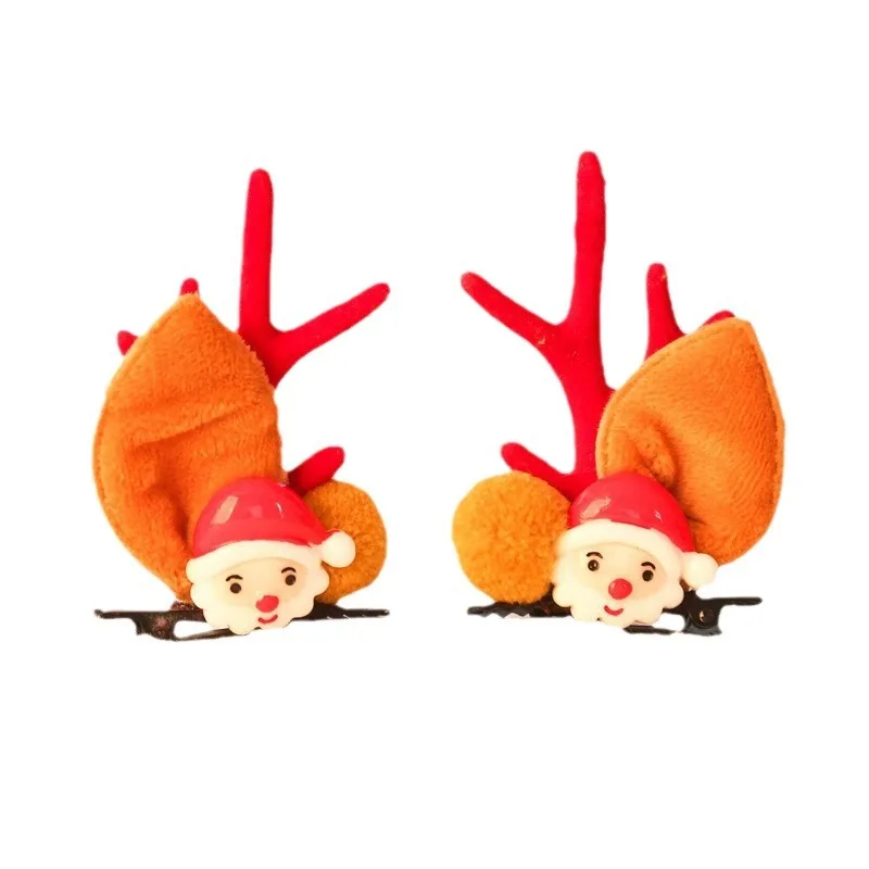 Christmas Ornaments Santa Hairpin Hairpin Children's Princess Hair Ornaments Christmas Small Gift