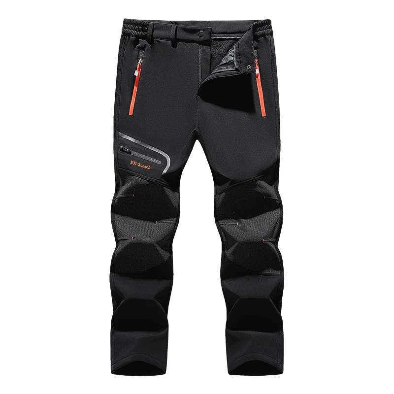 Men's Camping Hiking Pants Trekking High Stretch Summer Parsnip Thin Waterproof Quick Dry Outdoor Travel Trousers