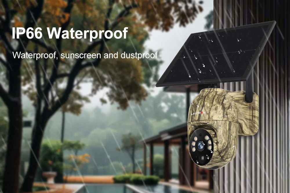 LS VISION 4MP Wireless Hunting Solar Camera Human/Animal Detection Ubox WiFi/4G