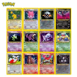 Pokemon Neo Series Shining Cards Ampharos Dark Espeon Forretress Raikou Game Collection PTCG Proxy Cards Kids Toys