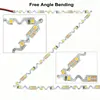 12V 5V LED Strip Light Tape S Shape 2835 60LED/m 5M Flexible Warm White LED Light Strip 12V 5V For Room Bedroom TV Backlight 4