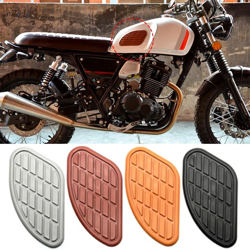 Universal Retro Motorcycle Cafe Racer Gas Fuel Tank Rubber Sticker universal-retro-motorcycle-cafe-racer-gas-fuel-tank-rubber-sticker