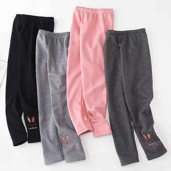 Girls Warm Rabbit Leggings 2