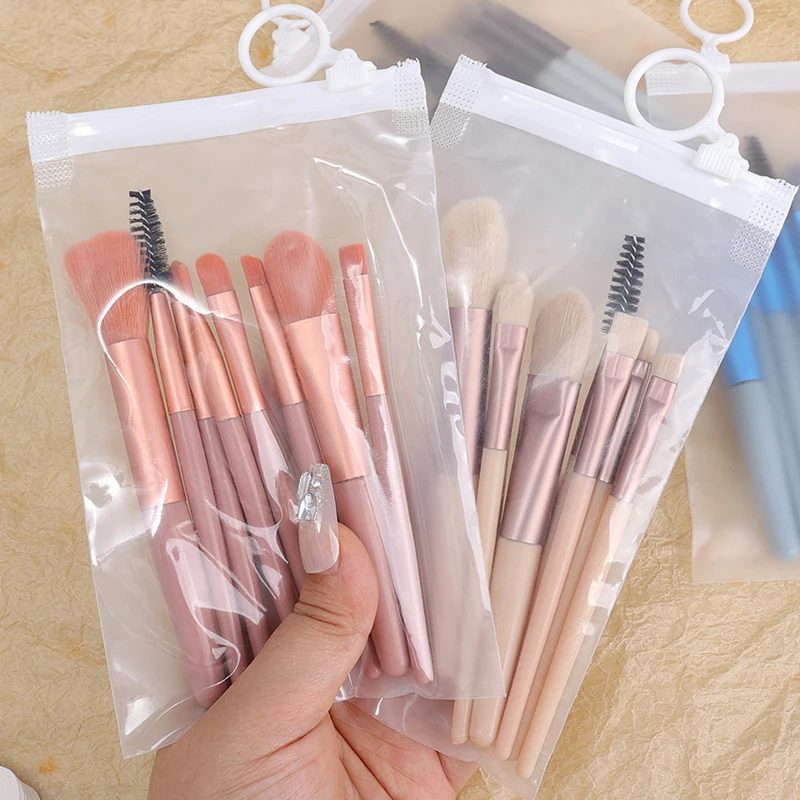 

New 8pcs Mini Make Up Brushes Set Cosmetic Powder Eye Shadow Foundation Blush Concealer Beauty Makeup Portable Brushes Tools