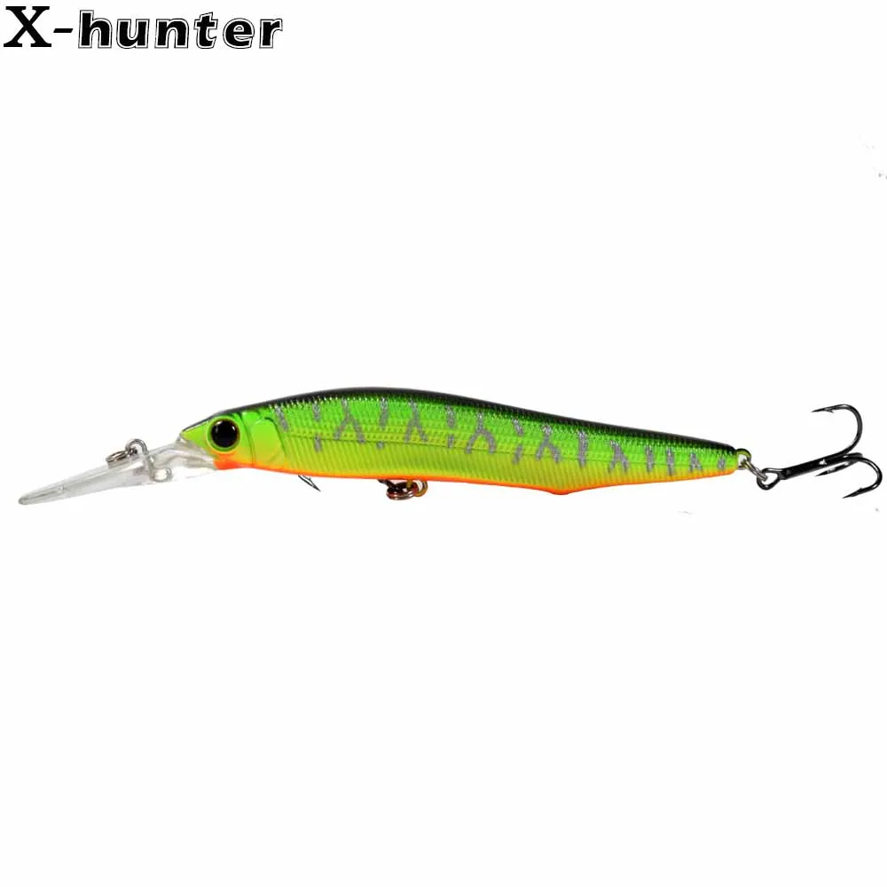 

140mm 15g Hard Minnow Jerk Bait Fishing Lures Wobblers Artificial Bait Deep Crank Floating Pike Musky Bass In All Waters