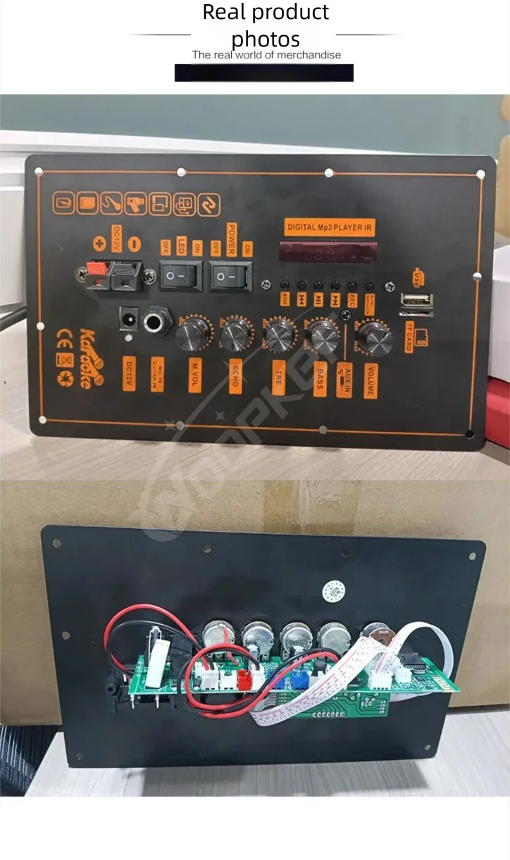 7.4V 12V Amplifier Board 40W Speaker Amplifier Support Bluetooth AUX Recording H