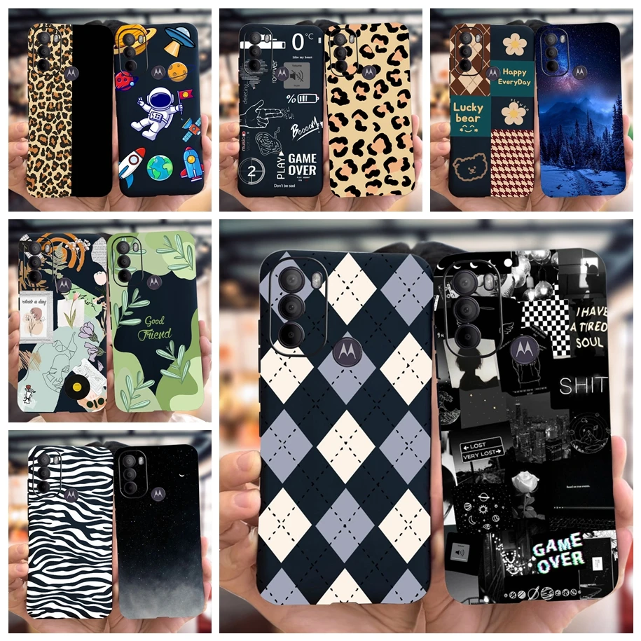 Per Motorola Moto G31 G41 4G Custodia Cool Fashion Pattern Slim Cover Antiurto Per Motorola Moto G51 G71 5G Custodia Morbida Per Telefono