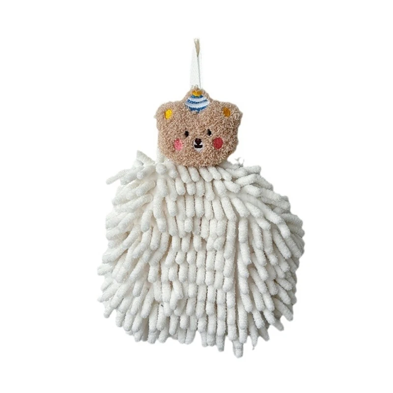 Absorbent and Reliable Microfibers Chenille Hand Towel Quickly Dry Towel for Bathroom Kitchen Soft Easily Care
