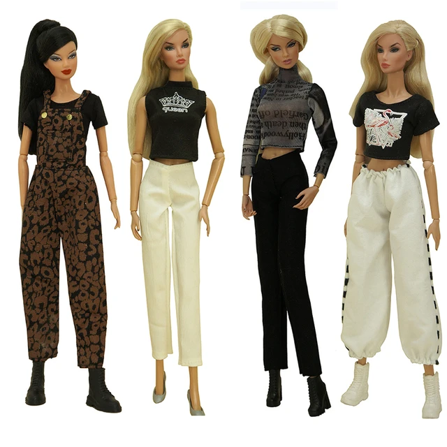 Compra online de Moda boneca conjunto de roupas para barbie roupas senhora  do escritório 1/6 bonecas acessórios para barbie sapatos saco óculos camisa  calças brinquedos do miúdo