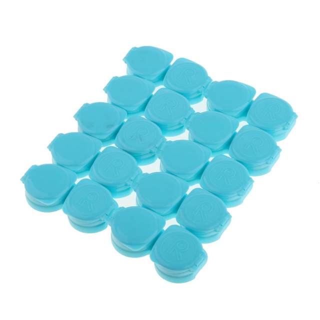 Contact Lens Case Storage Soaking Mini Travel Eyecare Kit R Marked 10 Pcs