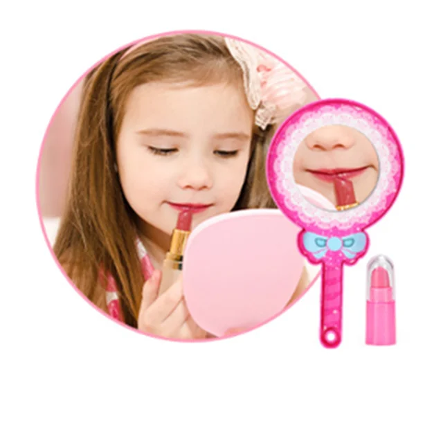 Safe Princess Girls Makeup Kids Cosmetics Make up Set Washable Beauty Makeup Box Baby Gift Toys for Girls Birthday Pretend Play 3