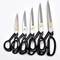 Professional Sewing Scissors 1 Piece High Carbon Steel Straight Guided Clothing Scissors Fabric Craft Embroidery Tailor Scissors 1