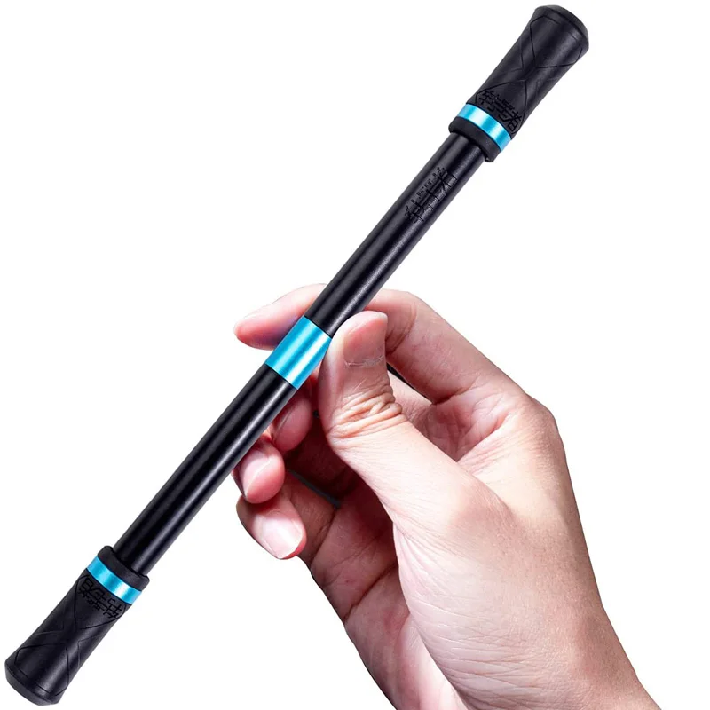 Eterspr 2 Stück Spinning Pen – Drehstift Für Fingerübungen, Stressabbau, Rutschfest, Schwarz & Weiß