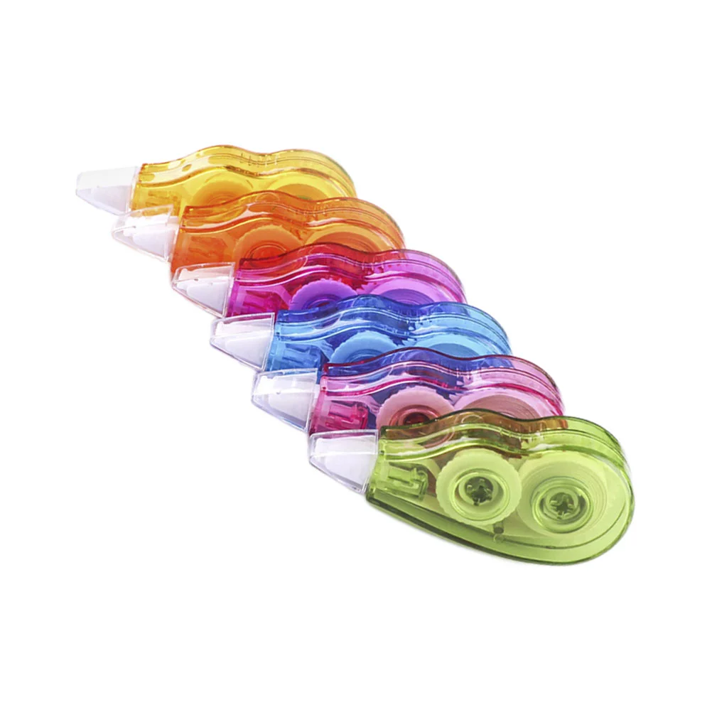 Erasers for Kids Correction Tape Stationery Adhesive Household Corrected Tapes Children Accessory 6 Pcs correction tape