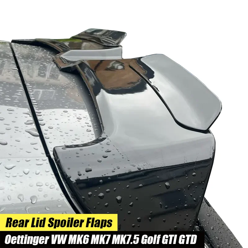 Für Volkswagen Zubehör VW Golf VI VII MK6 MK7 7,5 R GTI GTD R-LINE Polo Oettinger Dachspoilerverlängerungen Klappen Heckflügel