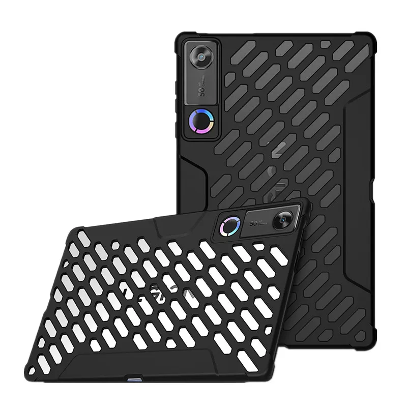 Enhanced Anti-Drop TPU Tablet Case with Heat Grid Back