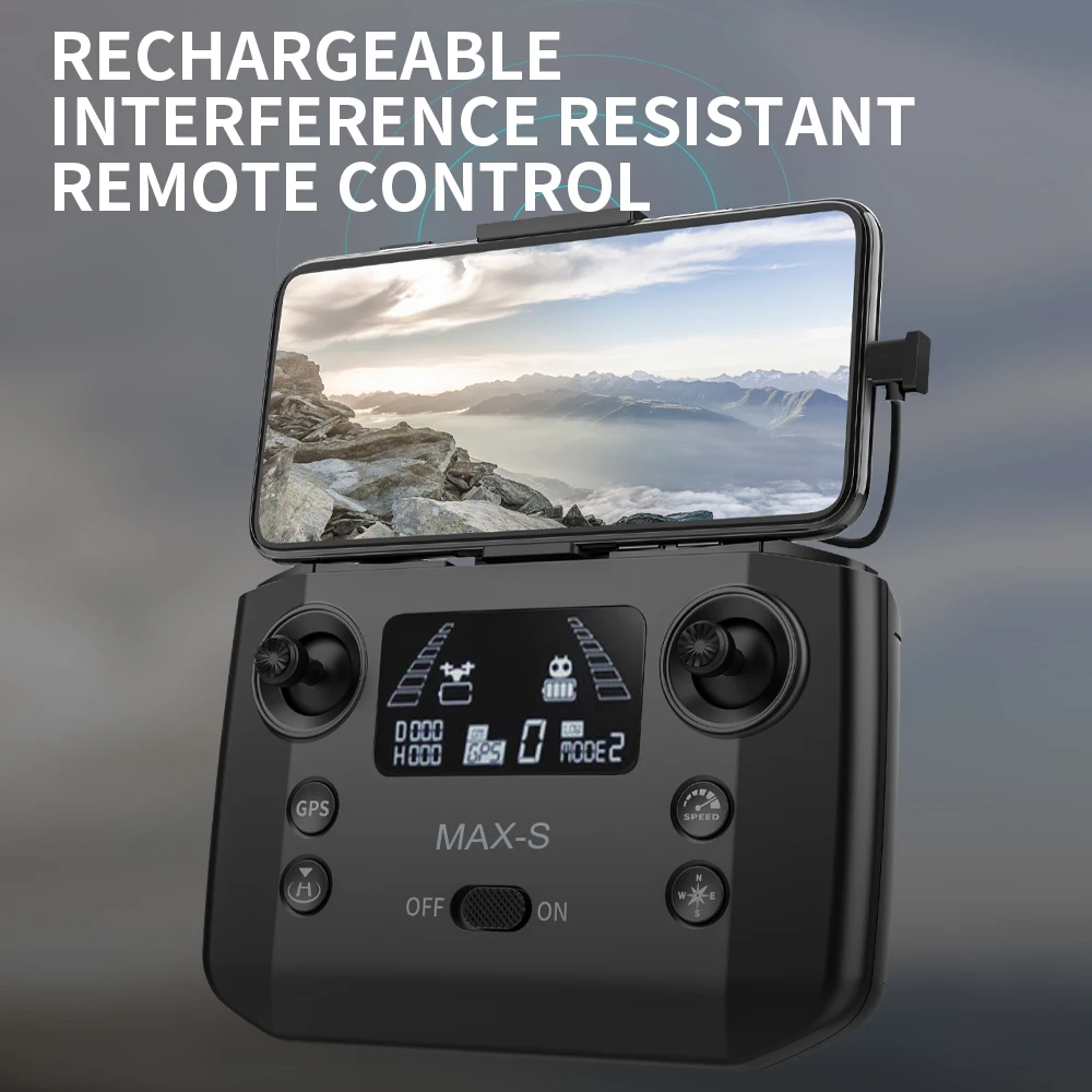 Drone Quadcopter KF101 Max-S GPS Drone 4K Professional HD Camera FPV 3-Axis Gimbal Foldable